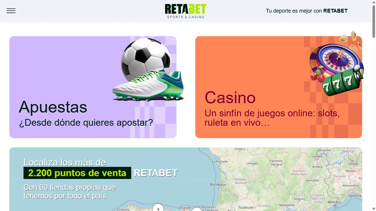 Retabet — casa de apuestas